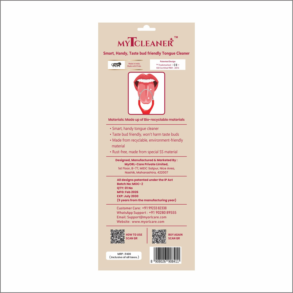 MyTCleaner (Tongue Cleaner) - Combo Packs