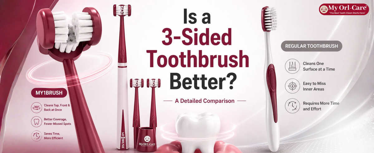 Is a 3-sided toothbrush unique compared to a regular toothbrush? (Detailed Comparison)