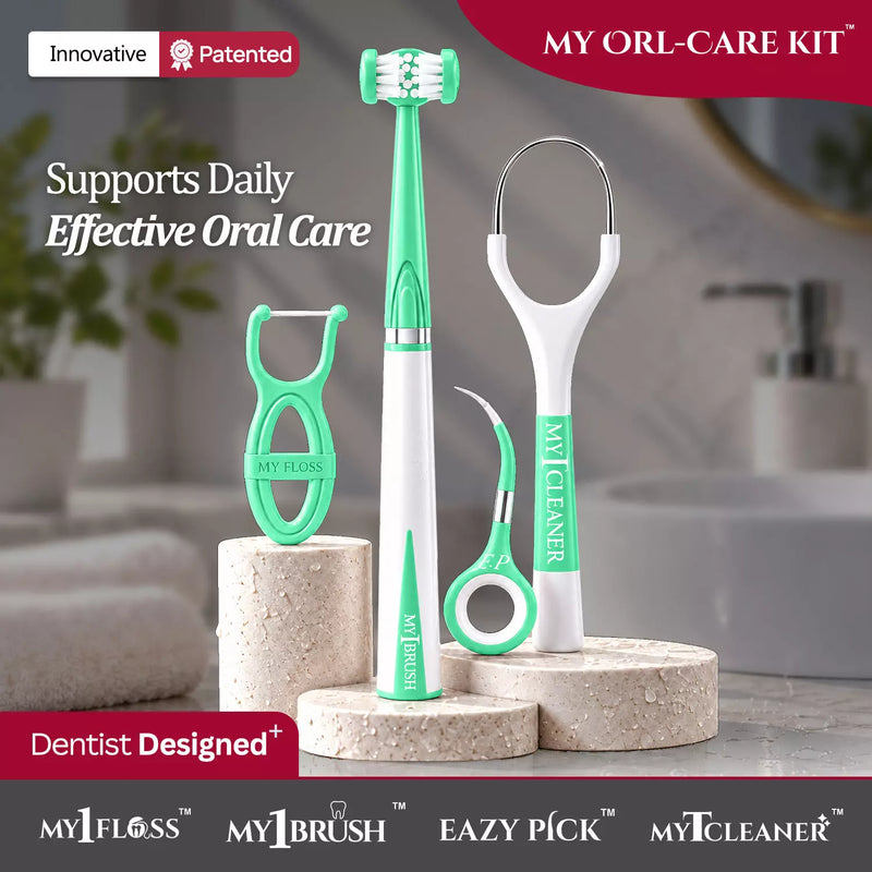 My Orl-Care Complete Oral Care Kit | 4 Everyday Oral-Care Essentials for Better Oral Hygiene