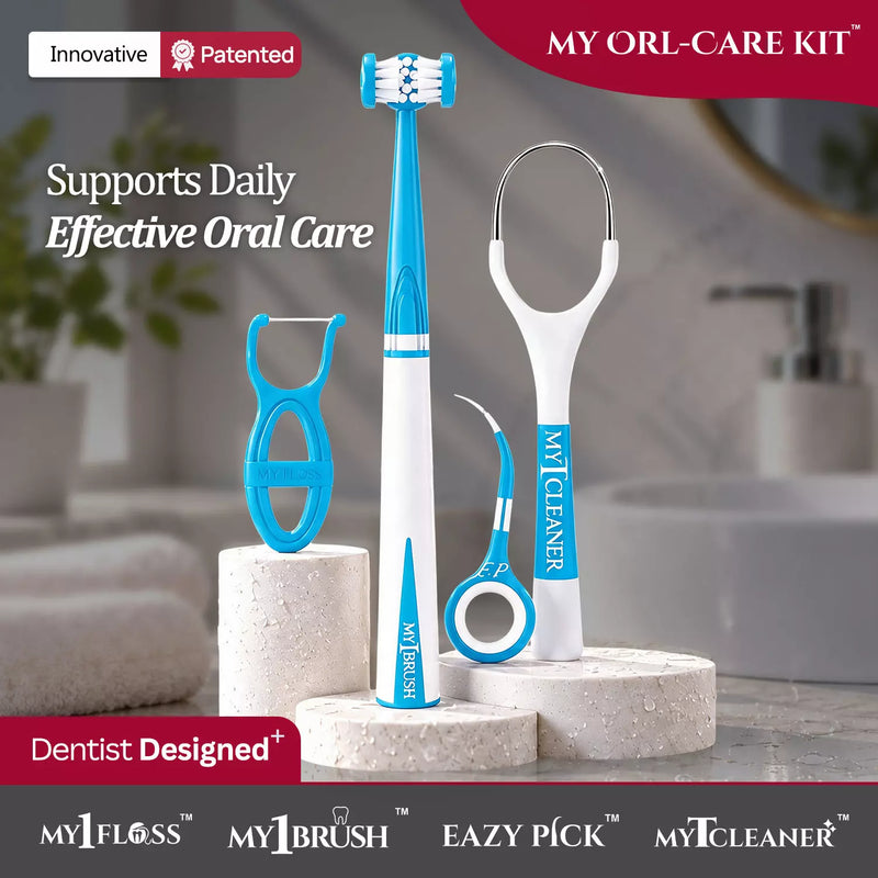 My Orl-Care Complete Oral Care Kit | 4 Everyday Oral-Care Essentials for Better Oral Hygiene