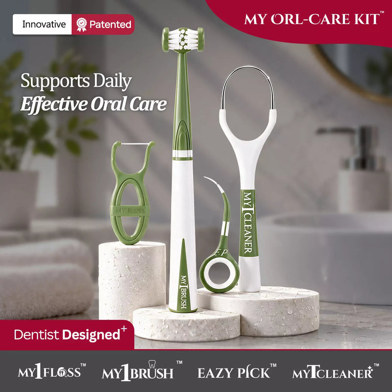 My Orl-Care Complete Oral Care Kit | 4 Everyday Oral-Care Essentials for Better Oral Hygiene