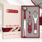 My Orl-Care Kit - Complete Daily Oral Hygiene Kit (3-Sided Manual Soft Bristle Toothbrush, Floss Picks, Tongue Cleaner, Toothpicks)