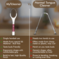 Combo - My1Brush (3 Sided Manual Soft Bristle Toothbrush + MyTCleaner ( Tongue Cleaner)