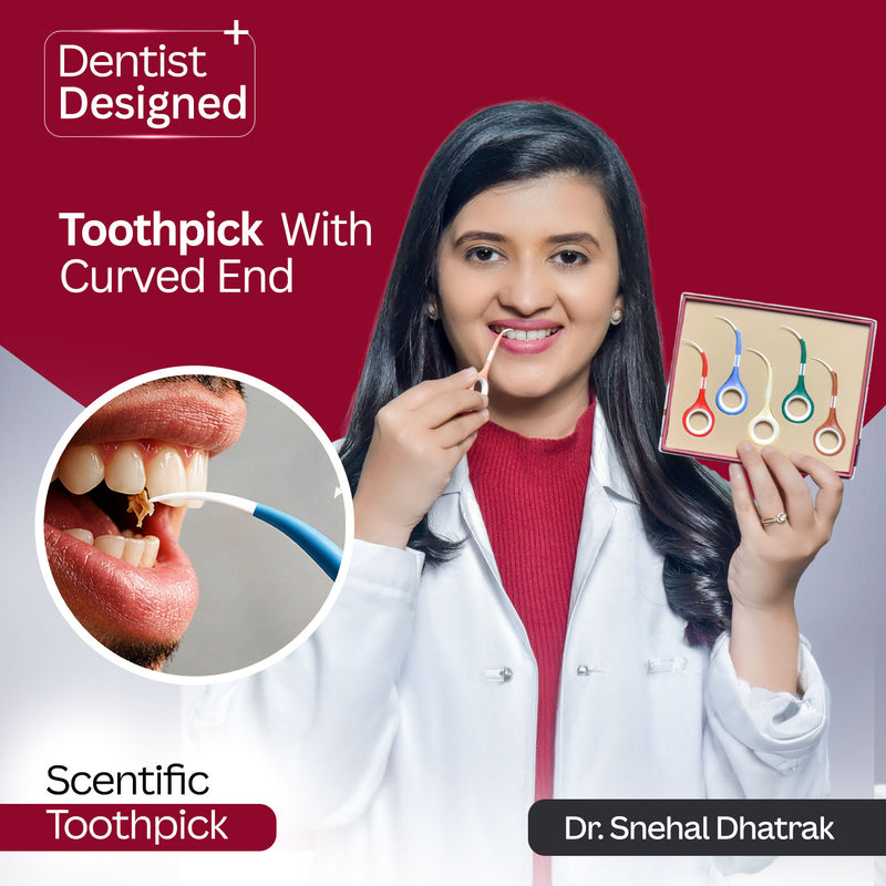 EazyPick Reusable Interdental Toothpick | Scientific Designed Toothpick | Pack of 2 (10 Units)
