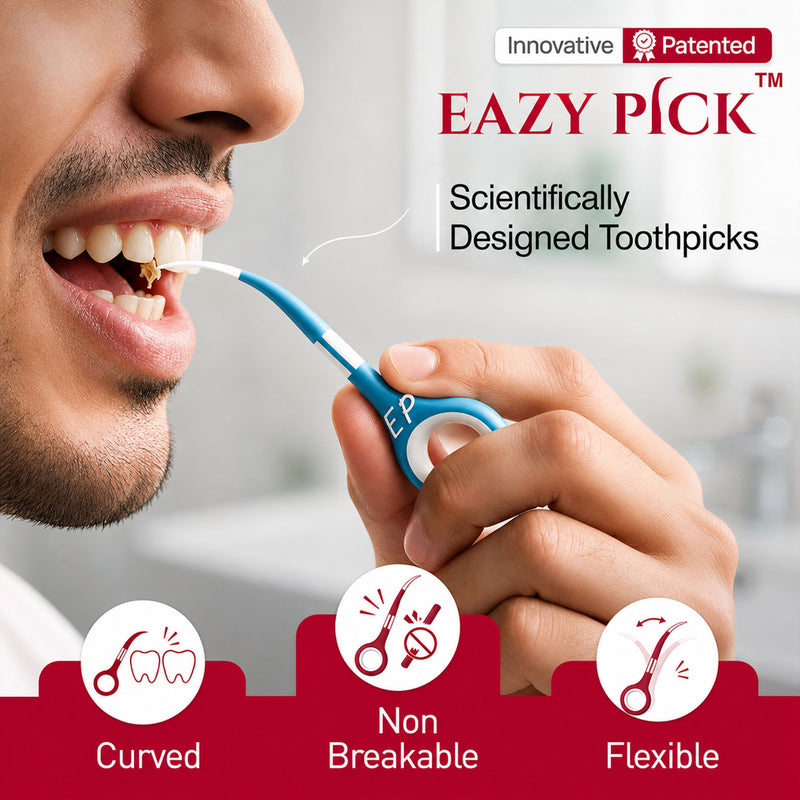 EazyPick Scientifically Designed Reusable Interdental Toothpick | Pack of 2 (10 Units)