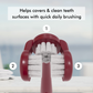 My1Brush - Couple Pack | Innovative 3 Sided Insta Clean Manual Soft Bristle Toothbrush