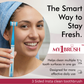 My1Brush - Innovative 3 Sided Insta-Clean Toothbrush | Manual | Soft Bristles |  1 Year pack with 2 replaceable heads