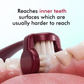My1Brush - Innovative 3 Sided Insta-Clean Toothbrush | Manual | Soft Bristles |  1 Year pack with 2 replaceable heads