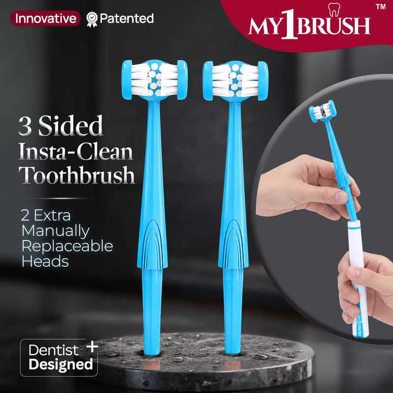 My1Brush Additional Replacement Heads (Pack of 2)