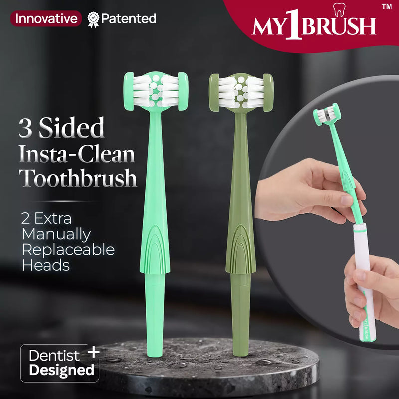 My1Brush Additional Replacement Heads (Pack of 2)