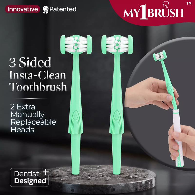 My1Brush Additional Replacement Heads (Pack of 2)