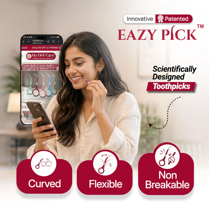 My1Brush + EazyPick Oral Care Combo | Toothbrush + Interdental Pick