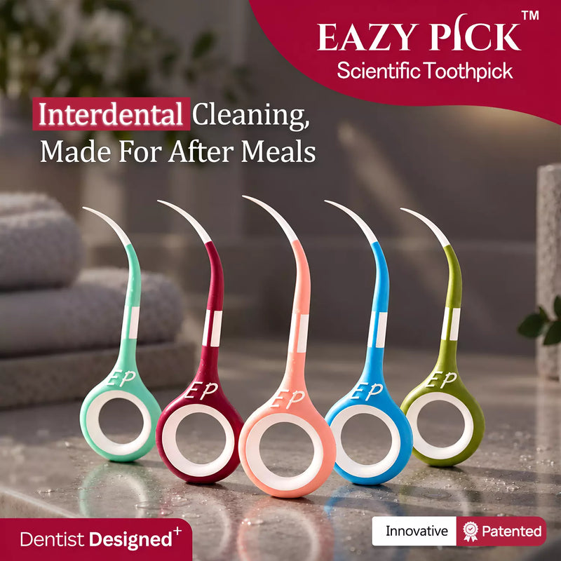 My1Brush Family Pack + EazyPick | 4 Toothbrushes + Interdental Toothpick
