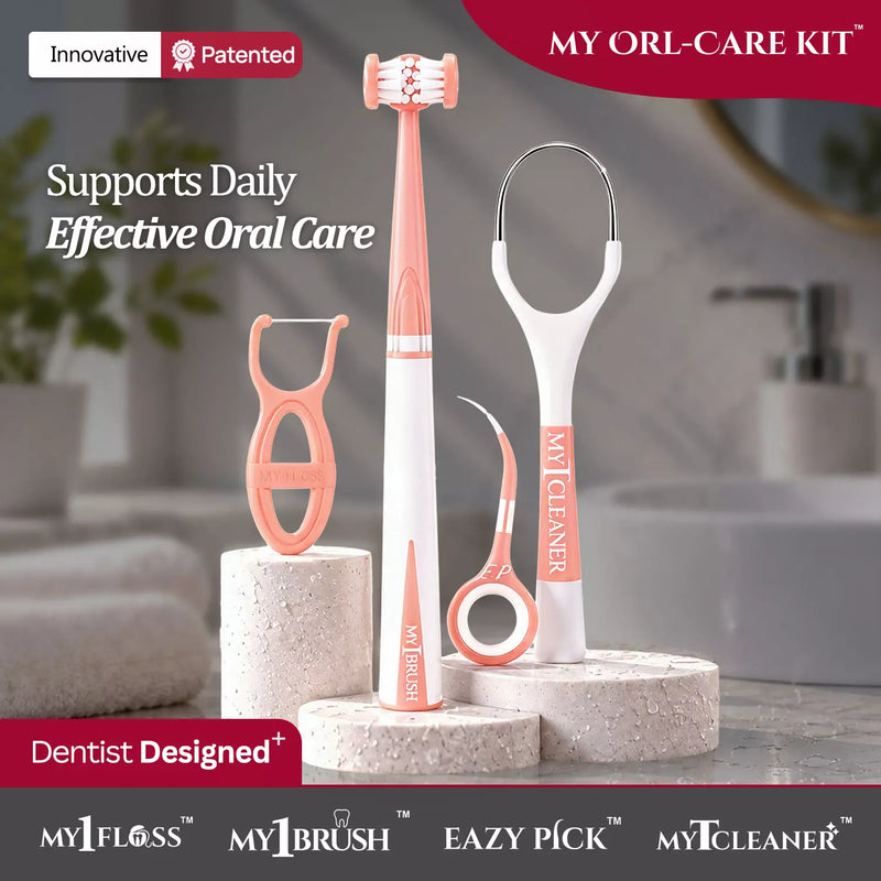 My Orl-Care Complete Oral Care Kit | 4 Everyday Oral-Care Essentials for Better Oral Hygiene